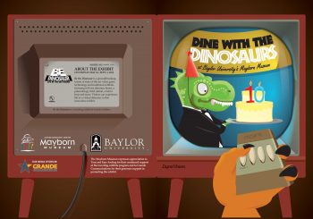 Dine with the Dinosaurs Exhibit Invitation