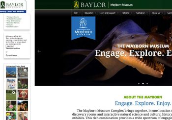 Mayborn Museum Website Redesign